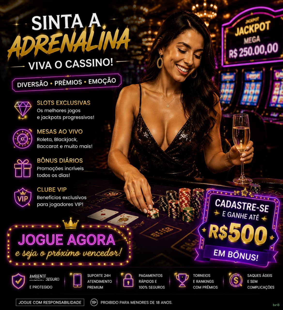 APP oficial da br8 para mobile